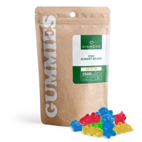50mg CBD Isolate Gummy Bears - Diamond CBD