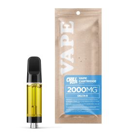 2000mg D8 Vape Cart - Strawberry Amnesia - Sativa - 2ml - Chill Plus