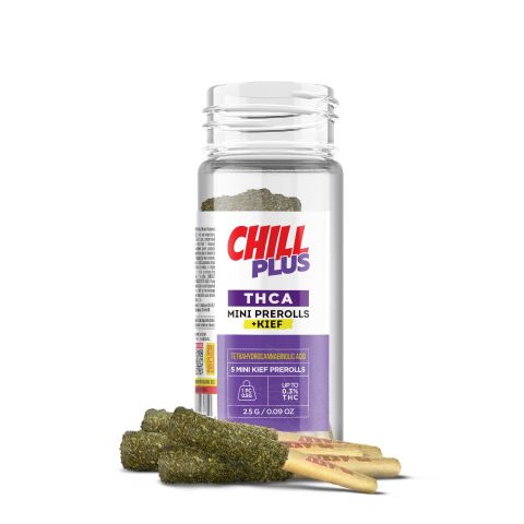 0.5g Silver Haze Mini Pre-Rolls with Kief - THCA - 5 Joints - Thumbnail 2