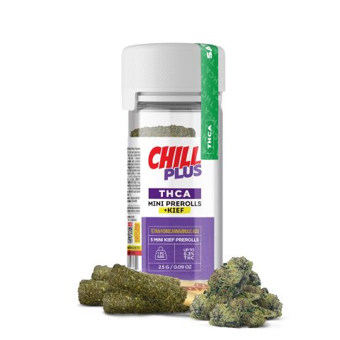 0.5g Silver Haze Mini Pre-Rolls with Kief - THCA - 5 Joints - Thumbnail 4