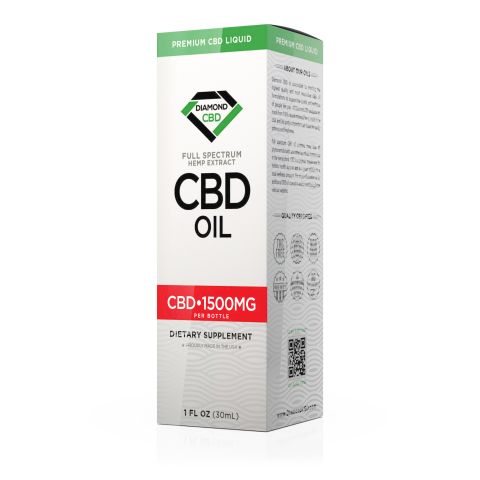 1500mg Full Spectrum CBD Oil - Diamond CBD - Thumbnail 3