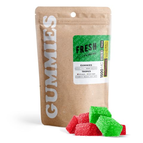 150mg THCA, D8 Gummies - Tropics - Fresh - Thumbnail 2