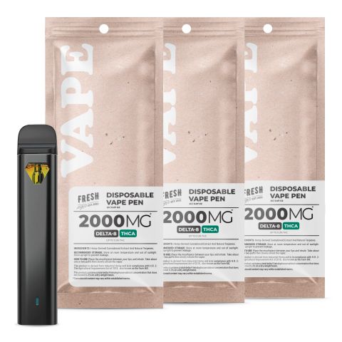 2000mg THCA, D8 Vape Pens Bundle - Fresh - Thumbnail 1