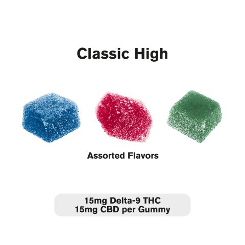 30mg Classic High Gummies - D9, CBD - D9 THC - Thumbnail 4