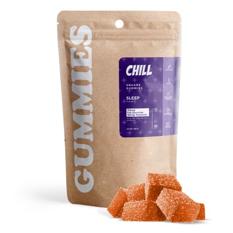 30mg Sleep Gummies - Full Spectrum CBD, Melatonin - Chill - Thumbnail 2