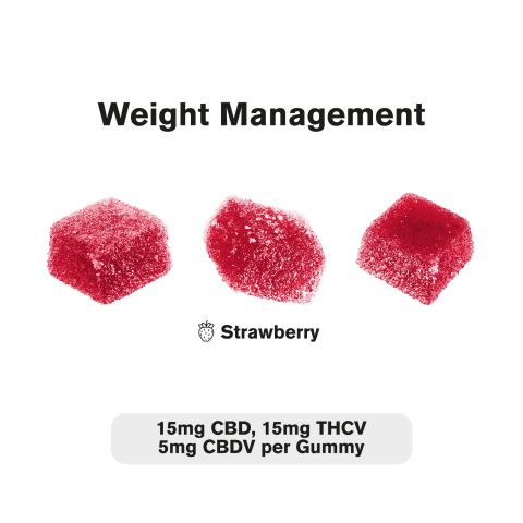 35mg THCV, CBD, CBDV Weight Management Gummies - Canna Slim - Thumbnail 4