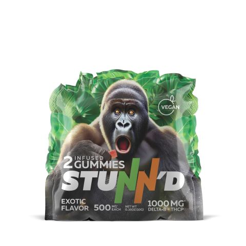 500mg D8, THCP Gummies - Exotic Mix - Stunn'd - Thumbnail 2