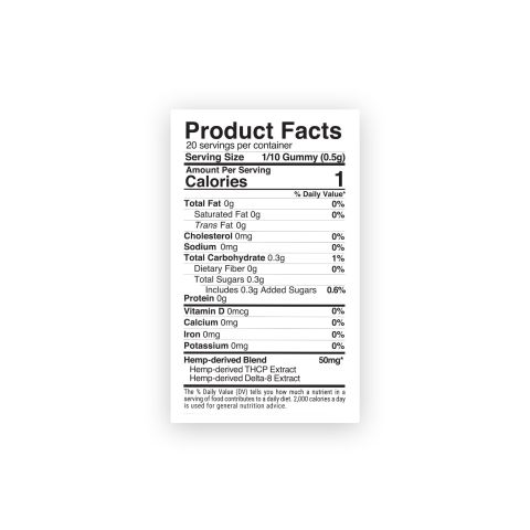 500mg D8, THCP Gummies - Exotic Mix - Stunn'd - Thumbnail 5