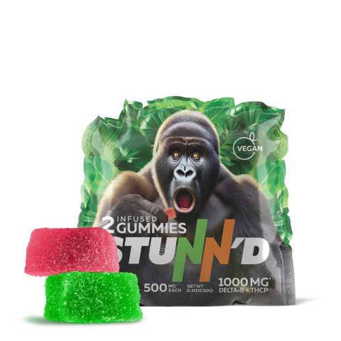 500mg D8, THCP Gummies - Exotic Mix - Stunn'd - Thumbnail 1