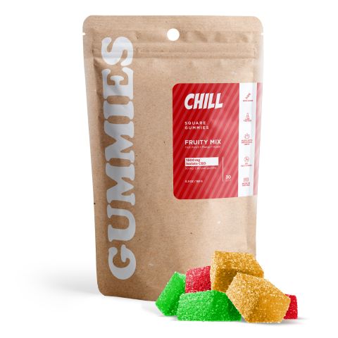 50mg CBD Isolate Gummies - Fruity Mix - Chill - Thumbnail 2