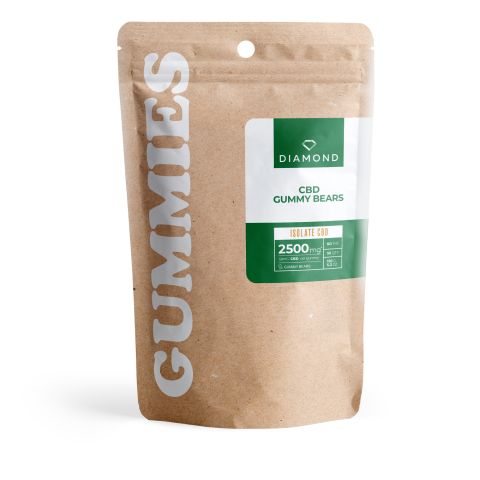 50mg CBD Isolate Gummy Bears - Diamond CBD - Thumbnail 2