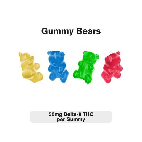50mg Delta 8 Gummy Bears - Diamond CBD - Thumbnail 3