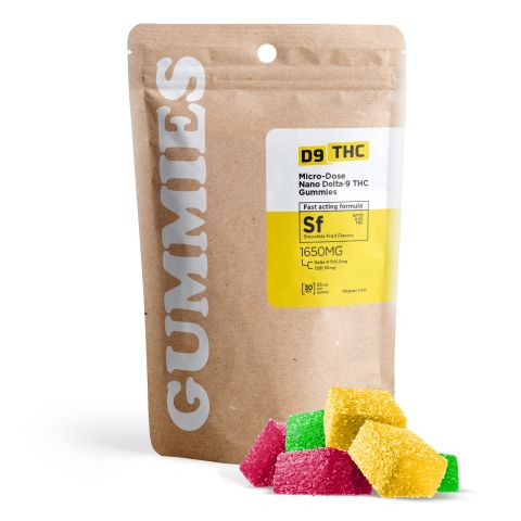 55mg Micro-Dose Nano Gummies - CBD, D9 - D9 THC - Thumbnail 2