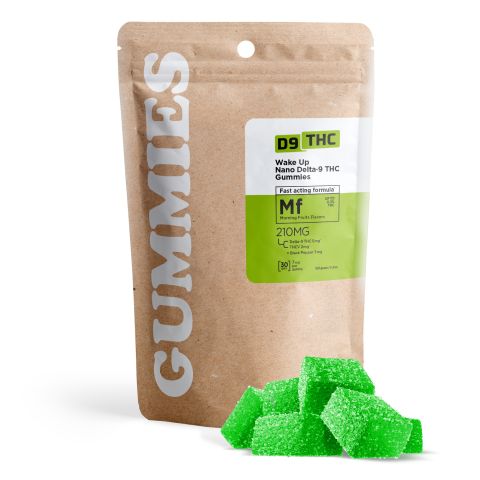 7mg Wake Up Nano Gummies - D9, THCV - D9 THC - Thumbnail 2