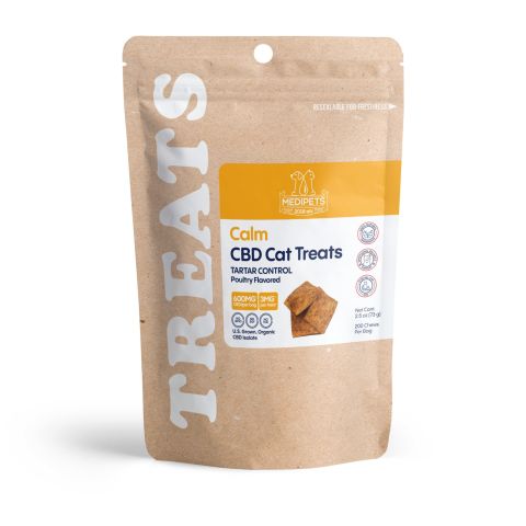 CBD Cat Treats - Tartar Control - 600mg - MediPets - Thumbnail 2