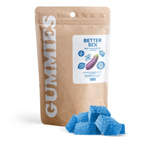 Male Enhancement Gummies - Raspberry - Better Sex - Thumbnail 1