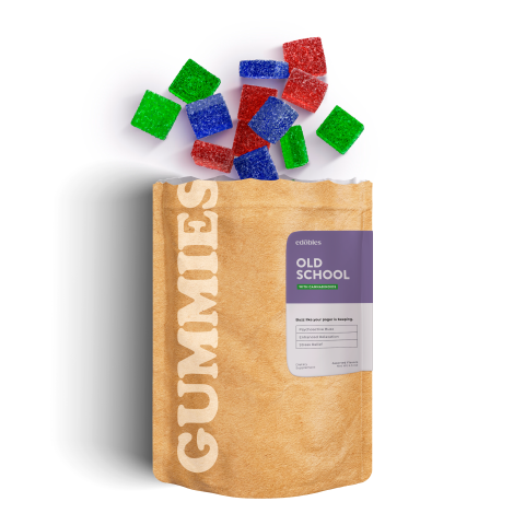 Old School Gummies - D9, CBD - Thumbnail 1