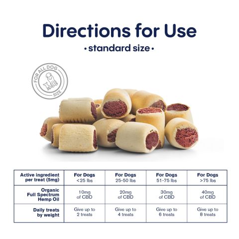 CBD Dog Treats - Bone Marrow Chew - 300mg - MediPets - Thumbnail 7