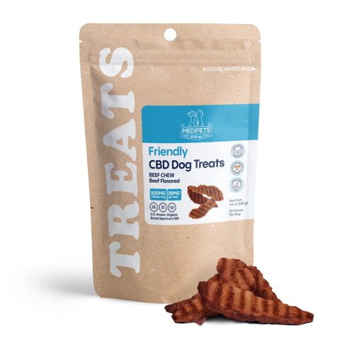 CBD Dog Treats - Beef Chew - 500mg - MediPets - Thumbnail 2