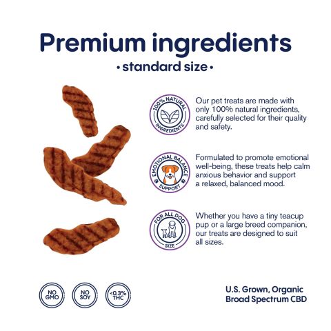 CBD Dog Treats - Beef Chew - 500mg - MediPets - Thumbnail 4