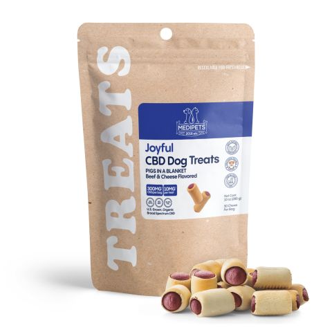 CBD Dog Treats - Pigs in a Blanket - 300mg - MediPets - Thumbnail 2