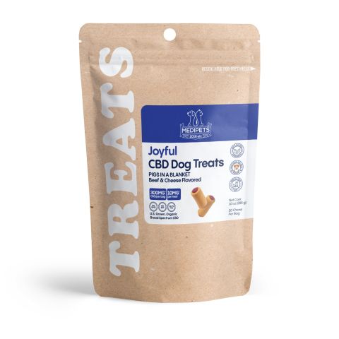 CBD Dog Treats - Pigs in a Blanket - 300mg - MediPets - Thumbnail 3