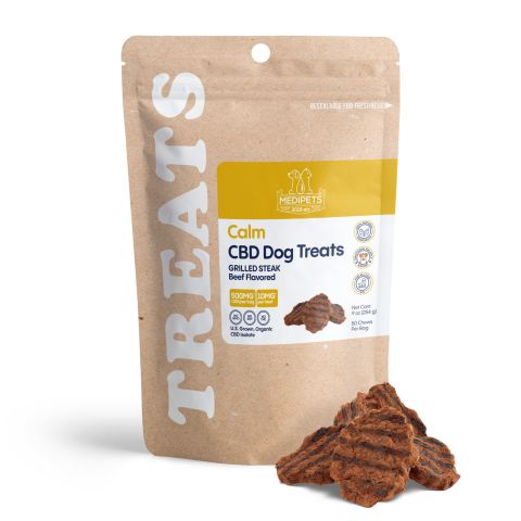CBD Dog Treats - Grilled Steak - 500mg - MediPets - Thumbnail 2