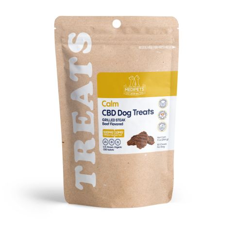 CBD Dog Treats - Grilled Steak - 500mg - MediPets - Thumbnail 3