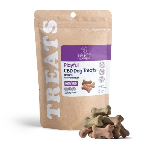 CBD Dog Treats - Biscuits - 500mg - MediPets - Thumbnail 2