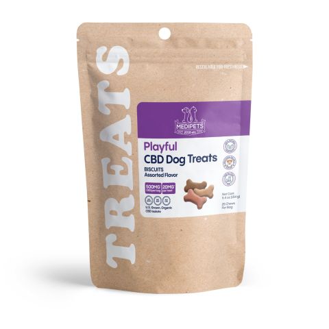 CBD Dog Treats - Biscuits - 500mg - MediPets - Thumbnail 3