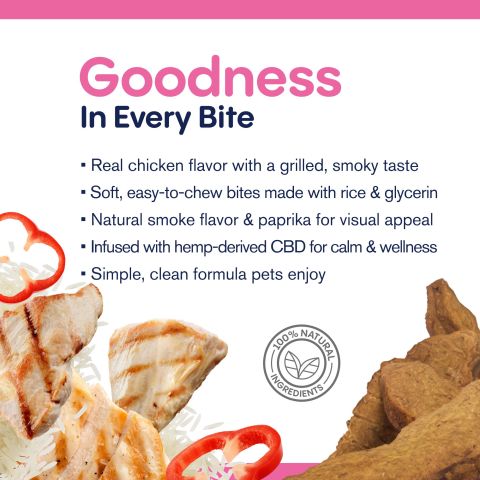 CBD Dog Treats - Grilled Chicken - 300mg - MediPets - Thumbnail 6
