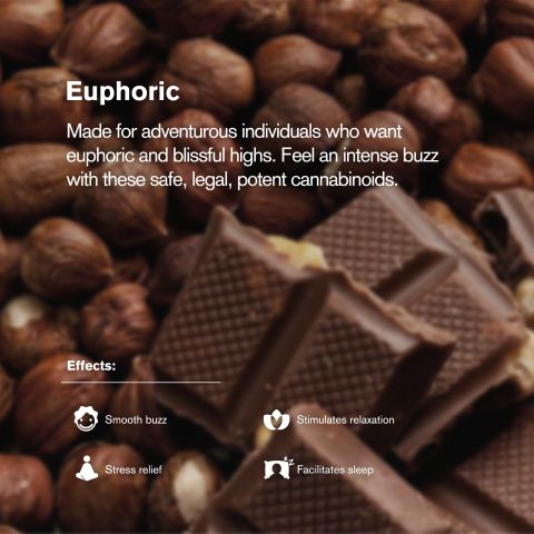 100mg Hazelnut Cream + Milk Chocolate Waffle Cones - D8, THCP, Chill Plus - Thumbnail 5