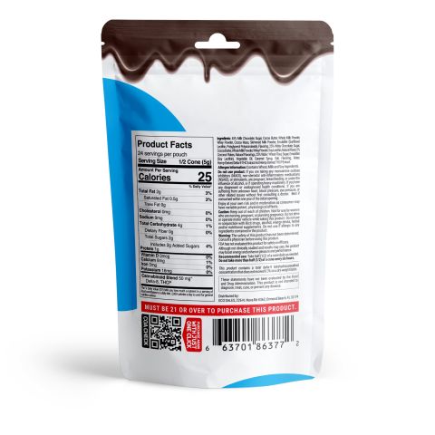 100mg Coconut Flakes + Milk Chocolate Waffle Cones - D8, THCP - Chill Plus - Thumbnail 8