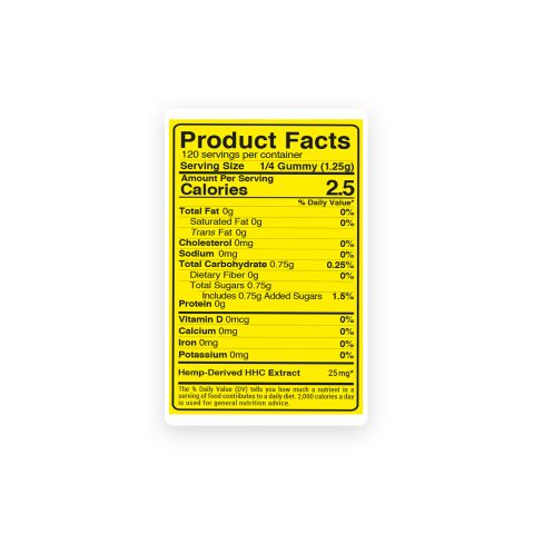 100mg HHC Cube Gummies - Fruity Blend - Fresh - Thumbnail 9