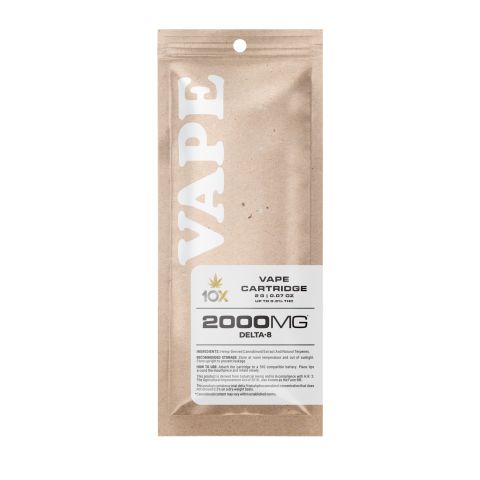 2000mg D8 Vape Cart - Grand Daddy Pluto - Indica - 2ml - 10X - Thumbnail 2