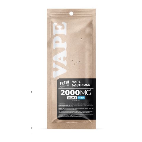 2000mg THCP, D8 Vape Cart - Strawberry Amnesia - Sativa - 2ml - Fresh - Thumbnail 2