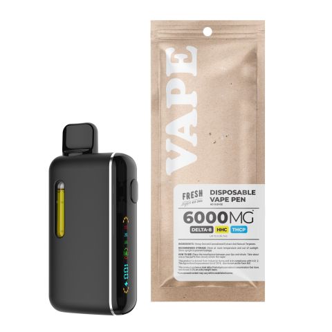 6000mg D8, HHC, THCP Vape Pen - Acapulco Gold - Sativa - 6ml - Fresh - Thumbnail 2