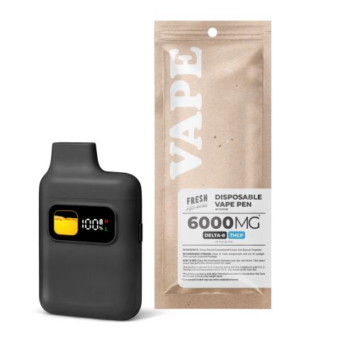 6000mg D8, THCP Vape Pen - Sunset Sherbet - Indica - 6ml - Fresh - Thumbnail 1