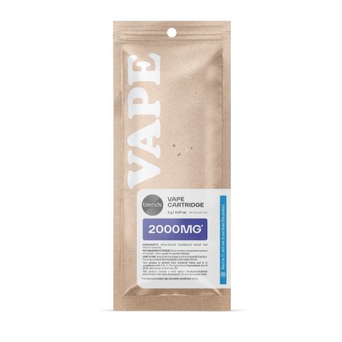 Happy Blend - 2000mg Vape Cart - Sativa - 2ml - Blends by Fresh - Thumbnail 2