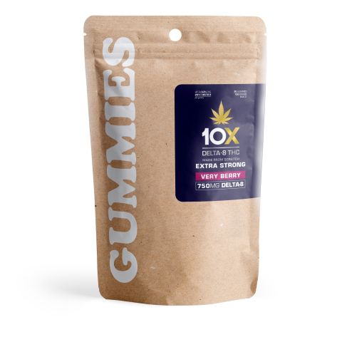 25mg Delta 8 THC Gummies - Very Berry - 10X - Thumbnail 3