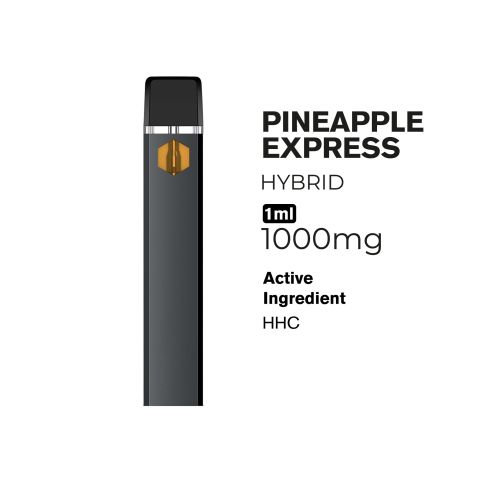 1000mg HHC Vape Pen - Pineapple Express - Hybrid - 1ml - Artisan - Thumbnail 4
