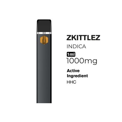 1000mg HHC Vape Pen - Zkittles - Indica - 1ml - Artisan - Thumbnail 4
