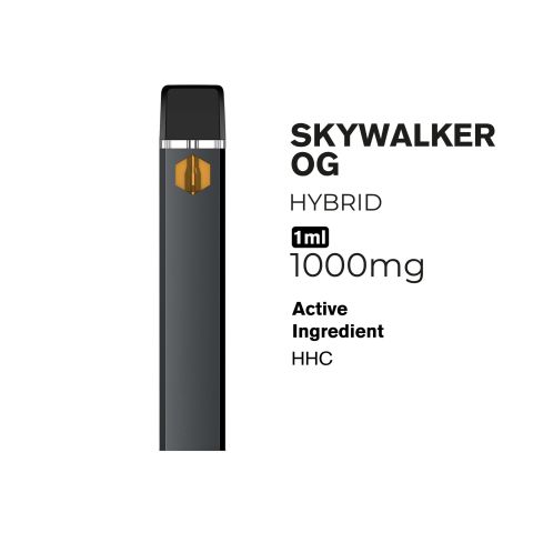 1000mg HHC Vape Pen - Skywalker OG - Hybrid - 1ml - Artisan - Thumbnail 4