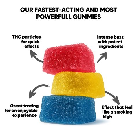 50mg Delta 8 THC Gummies - Tropical Mix - Chill Plus - Thumbnail 10