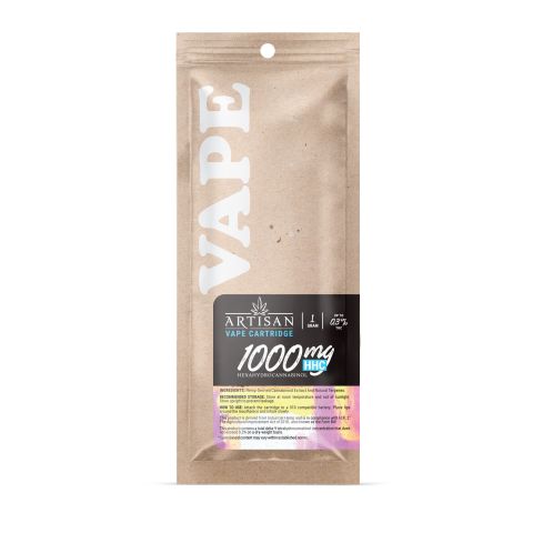 1000mg HHC Vape Cart - Pineapple Express - Hybrid - 1ml - Artisan - Thumbnail 3