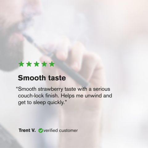 2000mg D10, D8 Vape Pen - Strawberry Napalm - Indica - 2ml - Hyper - Thumbnail 6