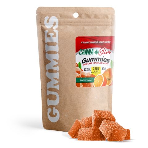 25mg THCV, CBD, CBDV Weight Management Gummies - Canna Slim - Thumbnail 2