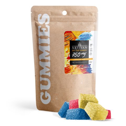 25mg HHC Cube Gummies - Tropical Mix - Artisan - Thumbnail 2