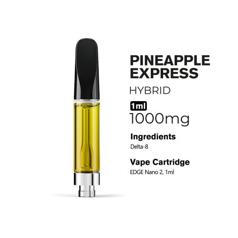 1000mg D8 Vape Cart - Pineapple Express - Hybrid - 1ml - Chill Plus - Thumbnail 3