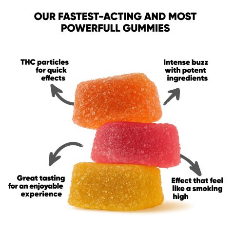 Triple D Blend - 25mg Gummies - D8, D9, D10 - Chill Extreme - Thumbnail 10